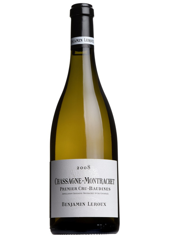 Chassagne Montrachet 1er Cru Baudines, Benjamin Leroux 2008