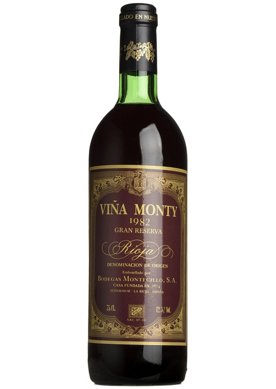 1982 Viña Monty Gran Reserva Rioja, Bodegas Montecillo
