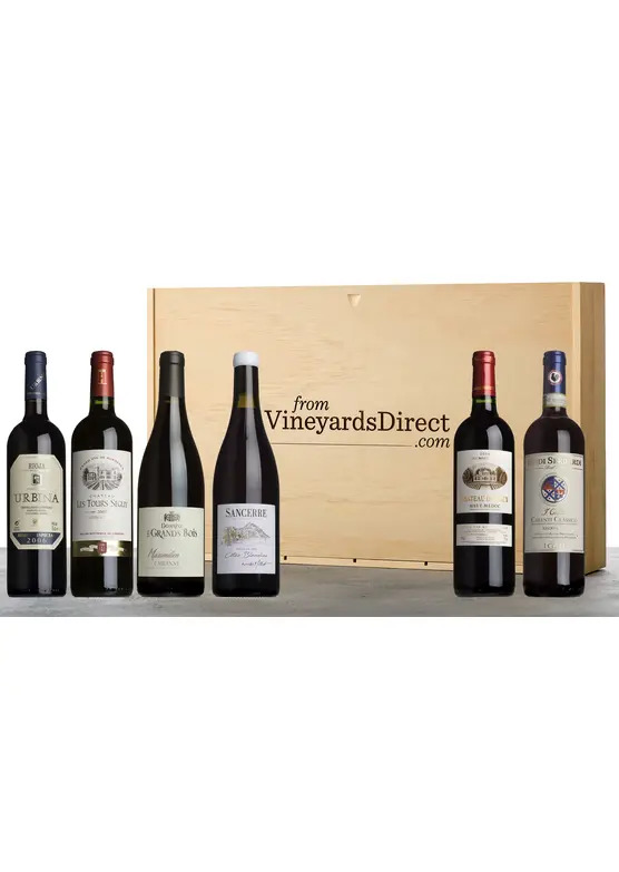 FromVineyardsDirect's Signature Six Red Gift Box