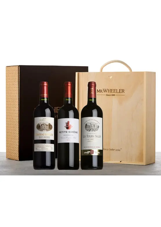 Best-Selling Claret Trio Gift Box 