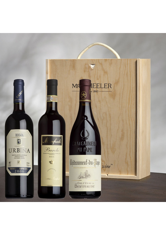 Fine European Reds Wine Gift Box 