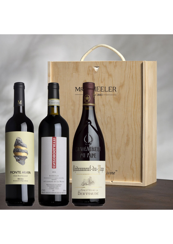 Fine European Reds Wine Gift Box 