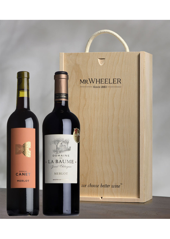 Great Grapes: Merlot Red Wine Duo Gift Box