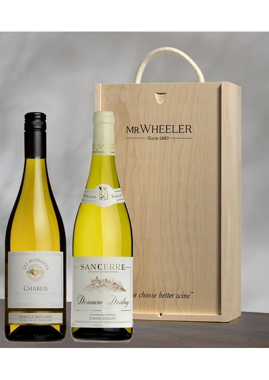 Fine French White Duo Wine Gift Box 