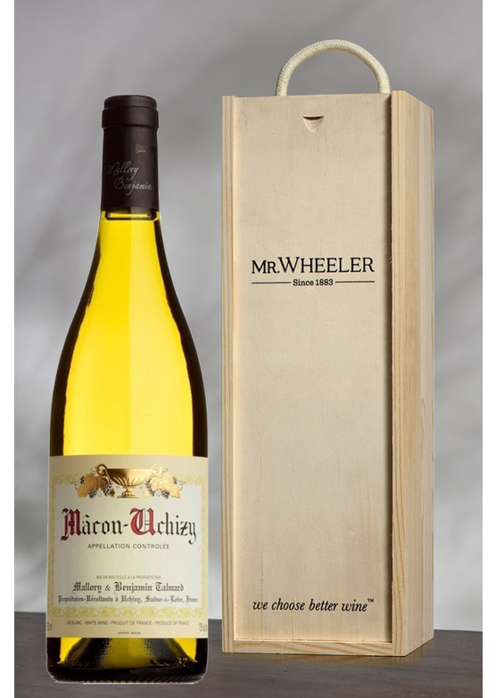 Best-Selling White Burgundy Single Bottle Gift Box