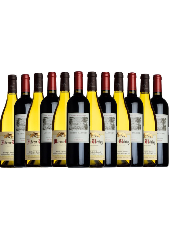 Claret & White Burgundy Mixed Case