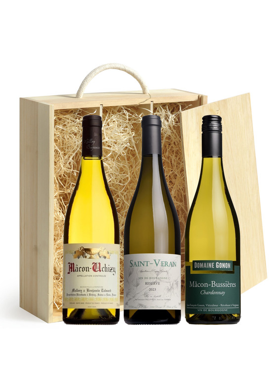 Top White Burgundy Gift Trio