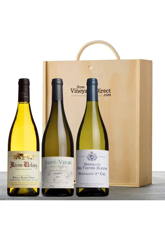 Top White Burgundy Gift Trio