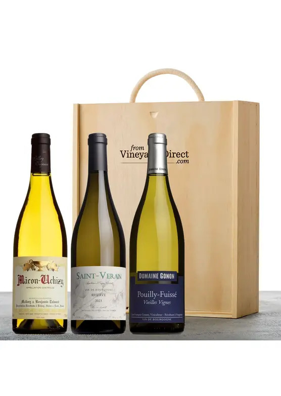 Top White Burgundy Gift Trio