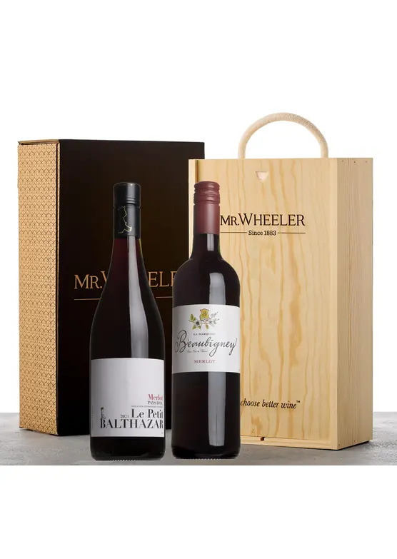 Great Grapes: Merlot Red Wine Duo Gift Box
