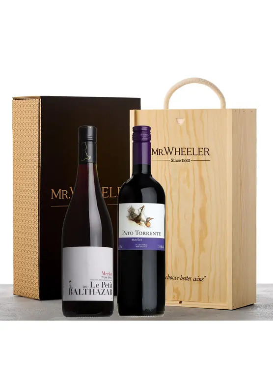 Great Grapes: Merlot Red Wine Duo Gift Box