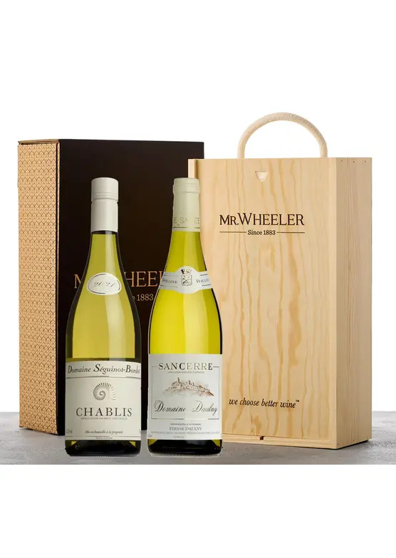 Fine French White Duo Wine Gift Box 