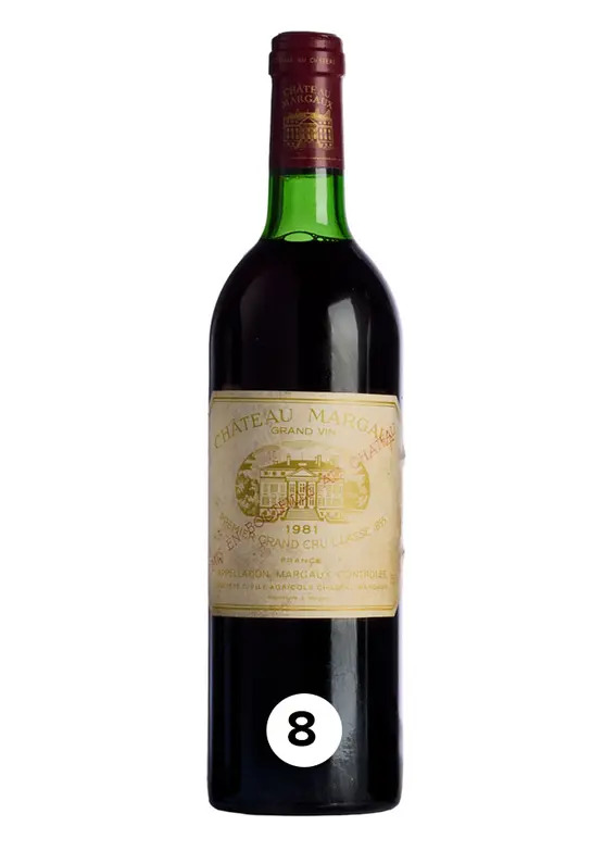 1981 Château Margaux, 1er Cru Classé Margaux (Case 1, Bottle 8)