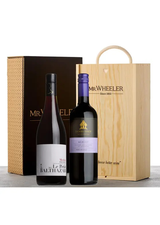 Great Grapes: Merlot Red Wine Duo Gift Box