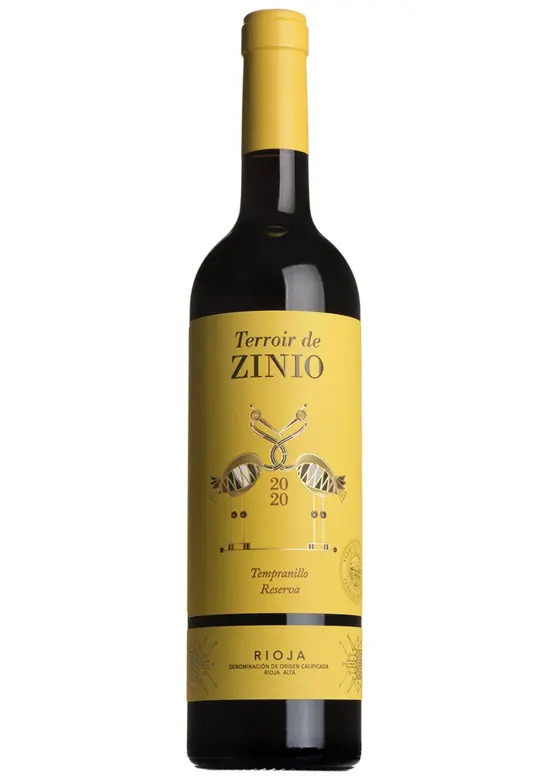 2020 Tempranillo Reserva, Terroir de Zinio, Bodegas Zinio