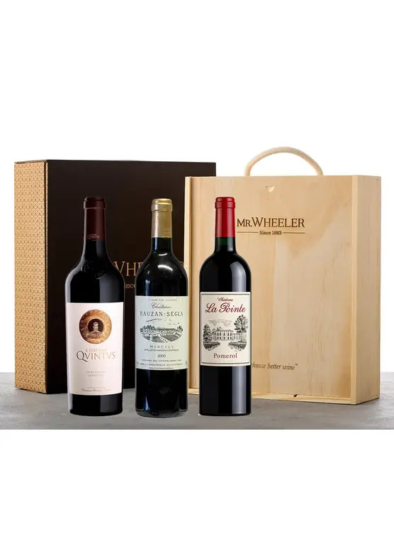 Fine Bordeaux Trio Wine Gift Box