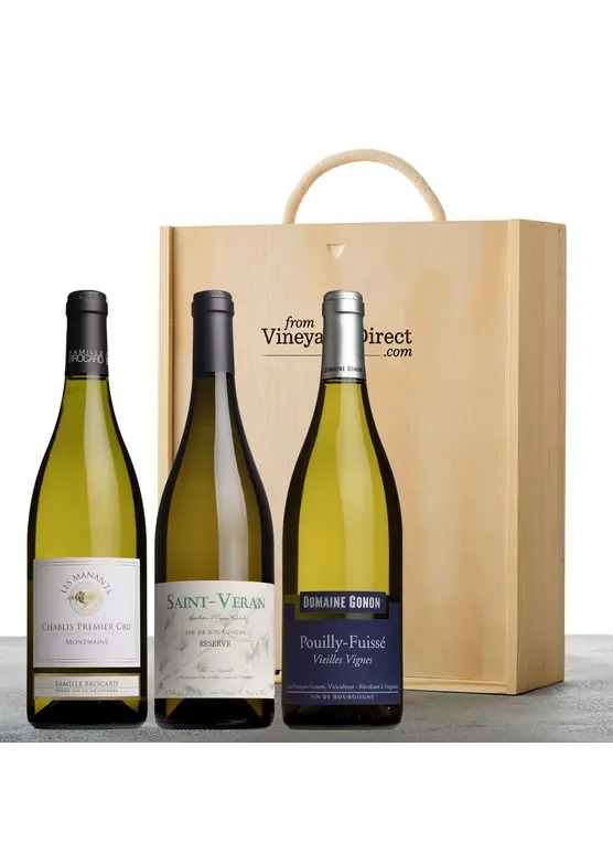 Top White Burgundy Gift Trio