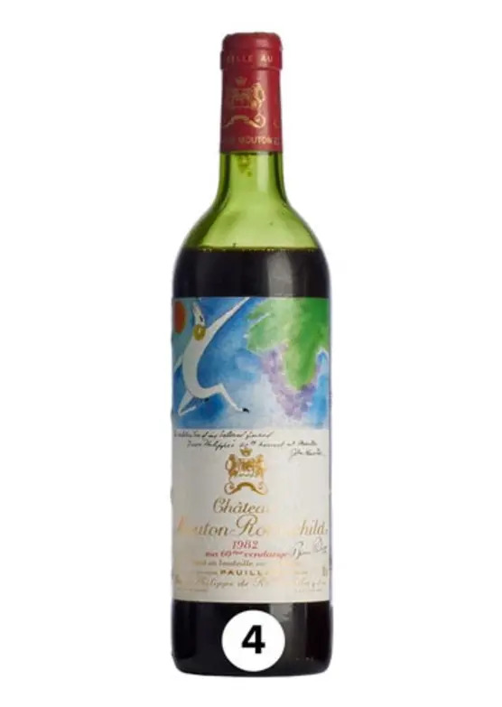 1982 Château Mouton-Rothschild, Premier Cru Classé Pauillac