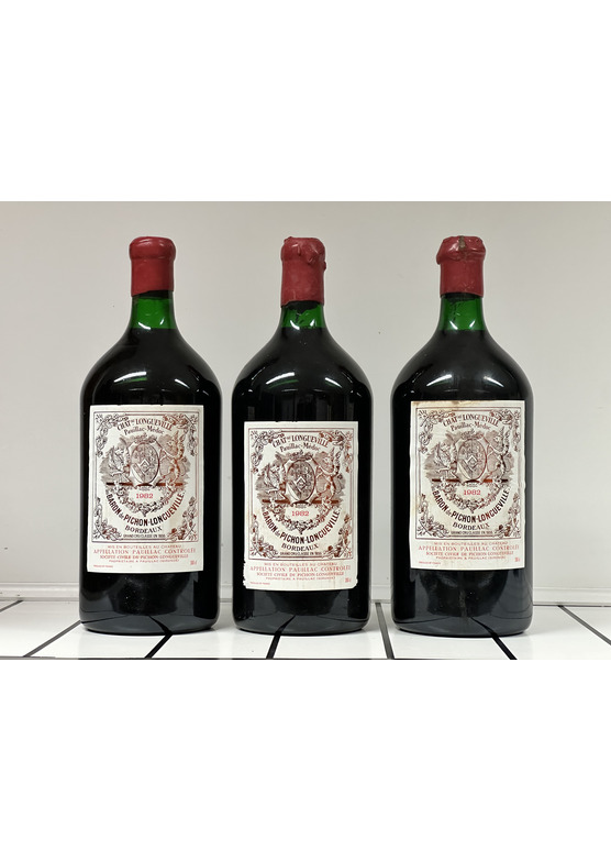 1982 Château Pichon-Longueville (Baron), Cru Classé Pauillac, Jeroboam (3L) 